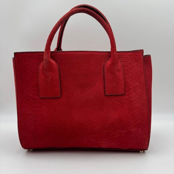 Kate Spade Red Python Elsie Exotic Street Meriwether Tote Bag - Picture 5 of 11